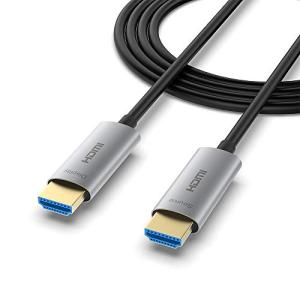 ATZEBE 光ファイバーHDMI ケーブル 15m プレミアムHDMI 4K ケーブル 60P/4K HDR/Ultra HD/3D/YUV4