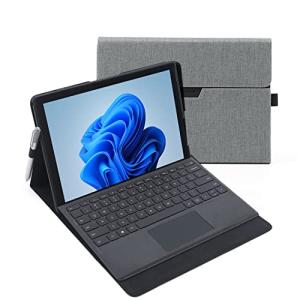 Omnpak Microsoft Surface Pro 8 に対応ケース 表面内蔵保護カバー 多視角 スタンド 軽量 薄型 ペンホルダー付き