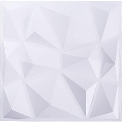 ISL 3DウォールパネルPVC製・難燃仕様 ダイヤモンドスモール 30cm×30cm 30枚セット