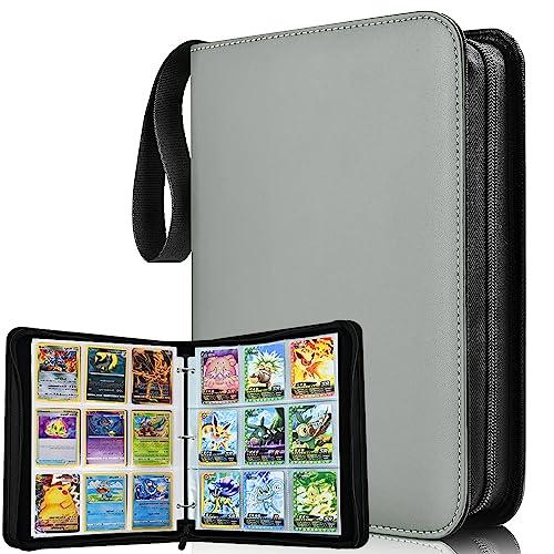 カードファイル トレカファイル 9ポケット 900枚収納 表紙はPVC材質の防水性と耐摩耗性のカード...