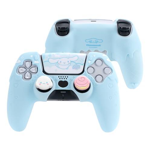 【互換品】 Kuitmor PS5コントローラーカバー シリコン製 ソフト スキンケース シール付け...