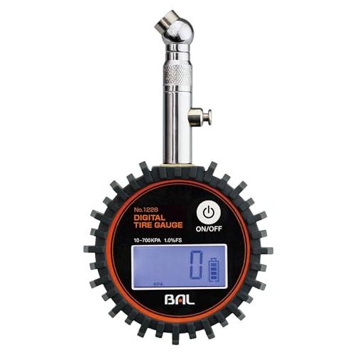 BAL大橋産業 デジタルタイヤゲージ 乗用車・オートバイ用10-700kPa NO1228