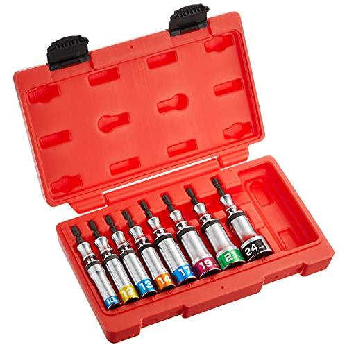 トップ工業 TOP ユニバーサルソケット 8本組セット 10~24mm 首振り30° ケース付 ビッ...