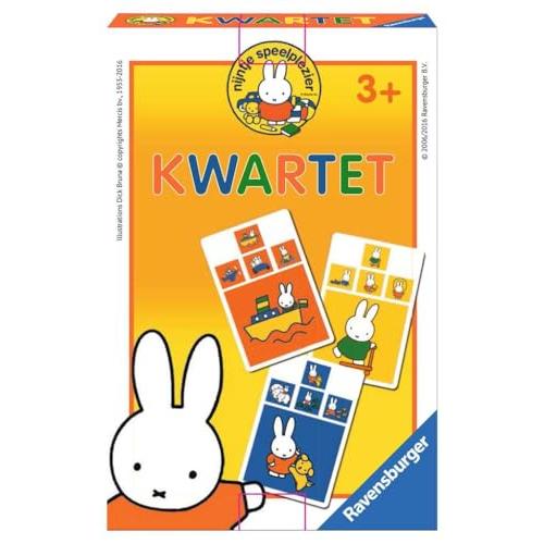 ラベンスバーガー ボードゲーム ミッフィー カルテット 20716 9（お子さま向け、絵を集めるゲー...