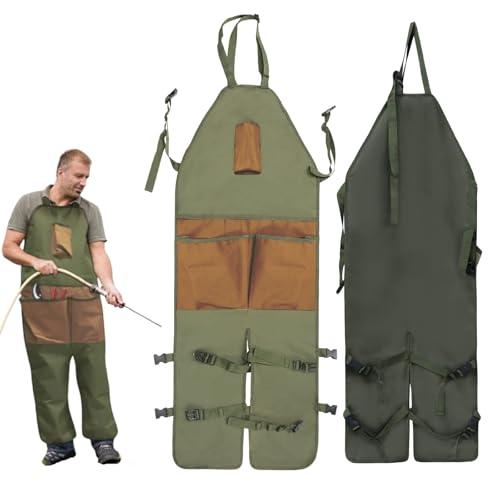 Ｌｅｉｘｅｕｄ 草刈り エプロン 大容量 園芸 ガーデニング 作業用サロペット 作業用家庭菜園 刈り...