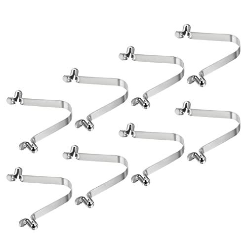 PATIKIL 8.5x6mm カヤックパドルスナップ 8個入り ポールプッシュボタン スプリングク...