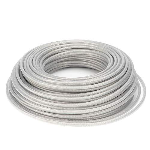 芝刈り機トリマーライン、芝刈り機アクセサリー草刈り機ラインスチールワイヤーブラシカッターロープガーデ...