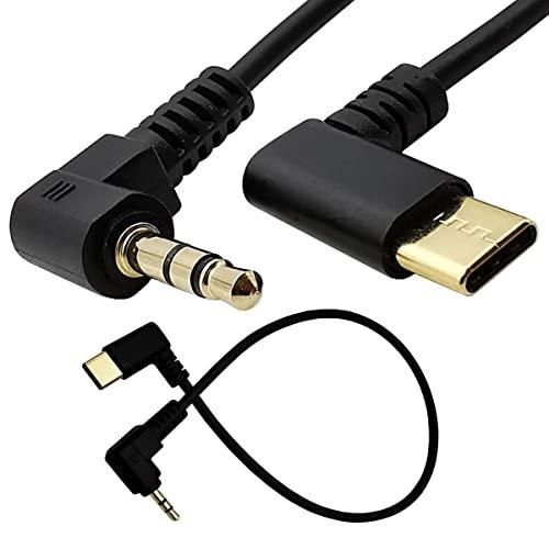 3.5mm オーディオ ケーブルType-C AUX ケーブル30cm 変換 音楽再生 車載用2本入...