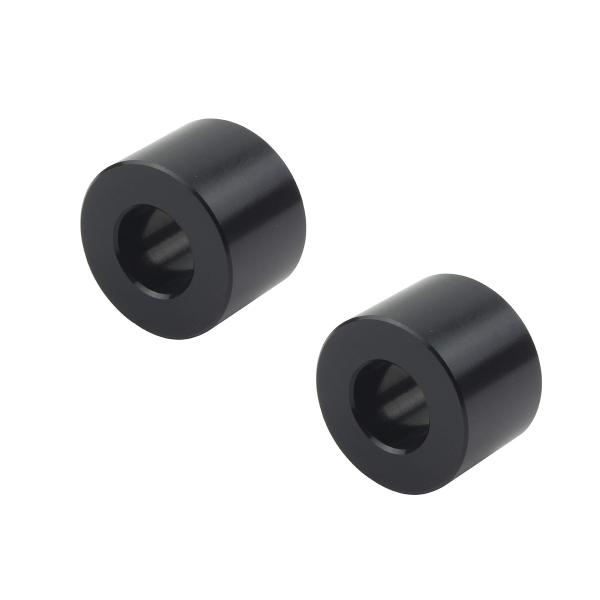 ポッシュPOSH バイク用品 アルミユニバーサルカラー ブラック 内径10mmX外径21.6mmX厚...