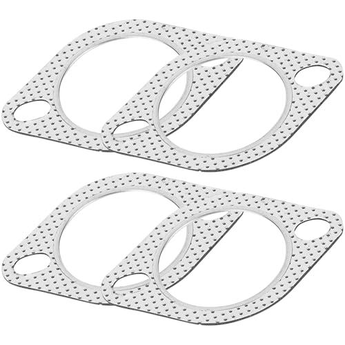 まちの波 マフラーガスケット 60mm 4枚入り エンジンカバー対応 マフラー ターボガスケット フ...
