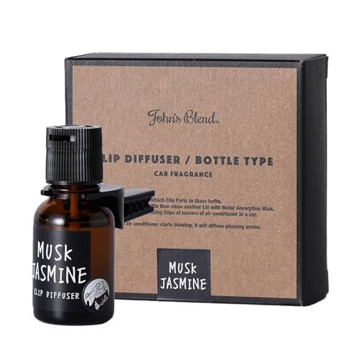 John's Blendジョンズブレンド 芳香剤 車用 エアコン吹き出し口 ムスクジャスミンの香り ...