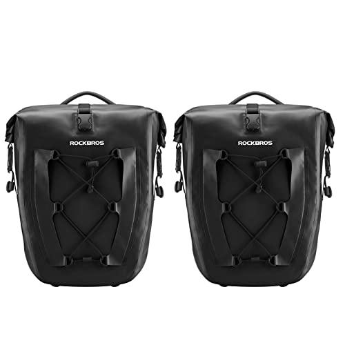 ROCKBROSロックブロス自転車パニアバッグ サイドバッグ リアバッグ 防水 大容量 反射付き 取...