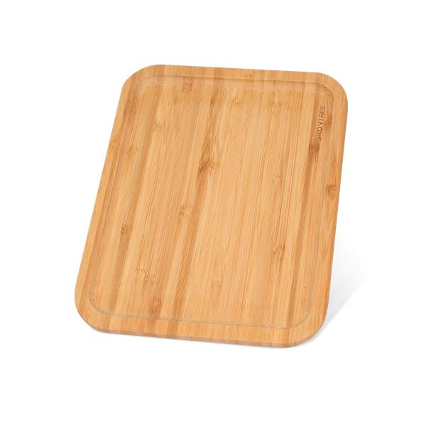 Skovtree 竹製 トレー お盆 小さい 滑らない 洗える 乾きやすい 厚め 裏表が植物油で処理...