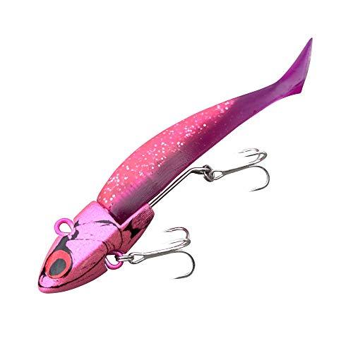 COREMANコアマン ワーム VJ-16#058 ピンクヘッド/ケイムラパープルピンク.