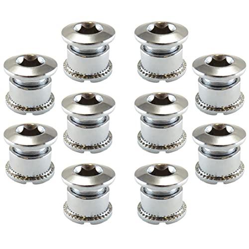 FregocS 自転車 チェーンホイール チェーンリング ボルト ナット 便利な 10個セット シン...