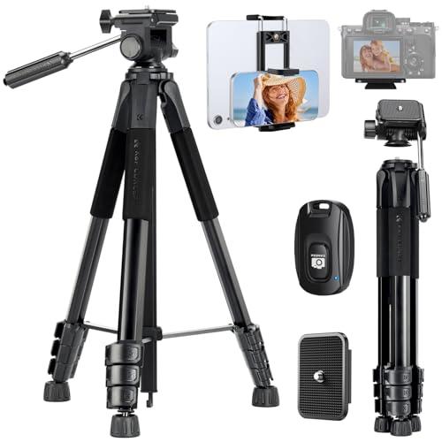 カメラ三脚 K&amp;F CONCEPT68インチ173cmカメラ 三脚 スマホ三脚 軽量三脚 コンパクト...