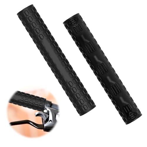 PAVIKE バイク用 ハンドルレバーグリップ 1組 ブレーキレバー カバーバイク バイクブレーキレ...