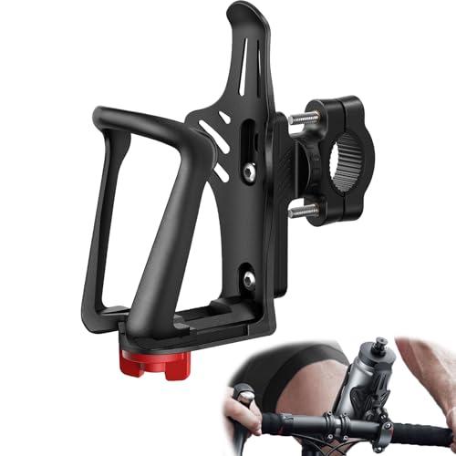 自転車 ドリンクホルダー、バイク用ウォーターボトルホルダバーサルマウントタイプ ブラックOリングハン...