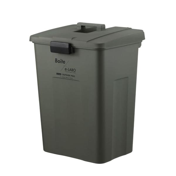 天馬Tenma Boite e-LABO タッチオープンペール 70L カーキ