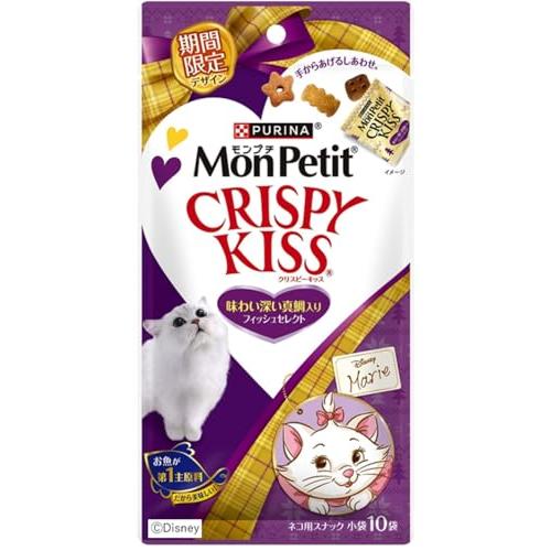 モンプチ クリスピーキッス 猫用おやつ 期間限定 味わい深い真鯛入りフィッシュセレクト 30g3g×...