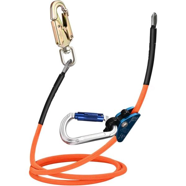 スチールコア安全ロープ 鋼線コア 安全ロープ 伐採 アーボリスト 安全帯 フリップラインキット 柱上...