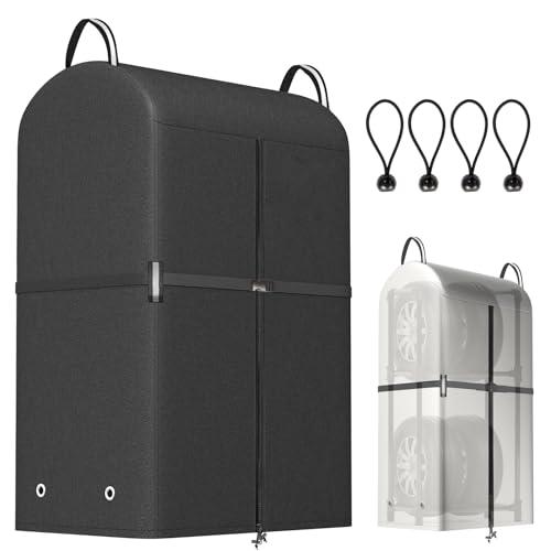 SUPTEMPO タイヤラックカバー 屋外 防水 4本 420D 厚手 タイヤカバー 両面利用可能 ...