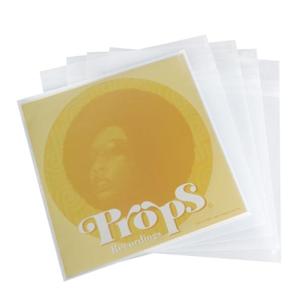 レコード外袋 LP 保護袋 12インチLP PE材質 片面0.125mm 厚い レコードジャケットカ...