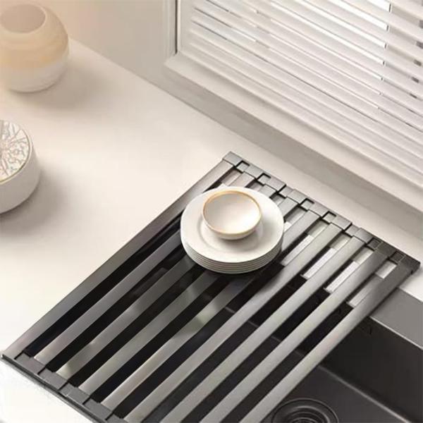 ママ倉 食器水切りラック 調理台 32~60cm選択可能 52cm キッチン 収納 台所 ステンレス...