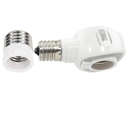 Aiwode-みあわせがたE26→E17 LED電球専用-可変式ソケット-屋内用-ソケット変換コンセ...