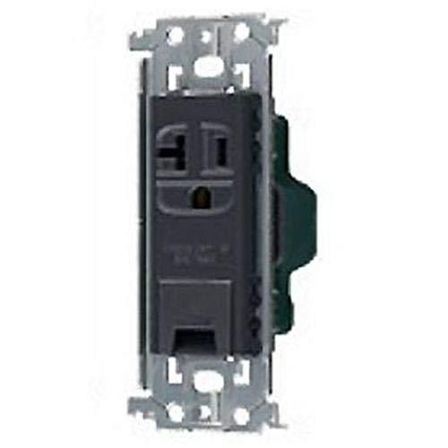 パナソニック 15A・20A兼用埋込アースターミナル付接地コンセント 金属枠付 グレー WTL193...