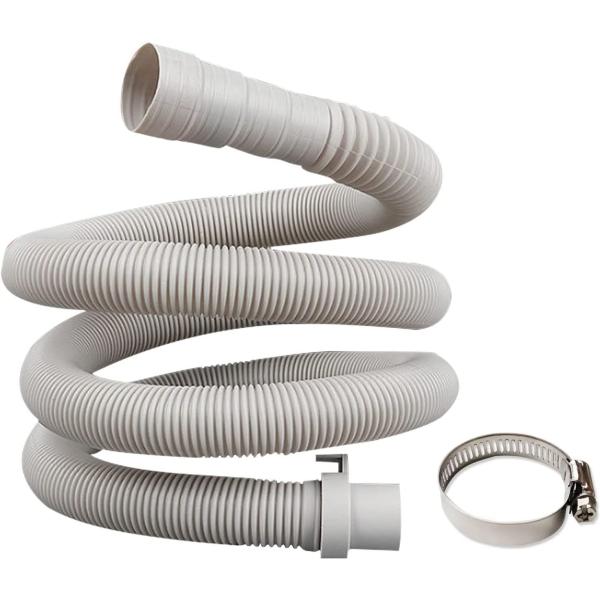 ONRAI洗濯機排水ホース 取替え用 延長用 32・34・38・42ｍｍに対応 白 80cm ライト...