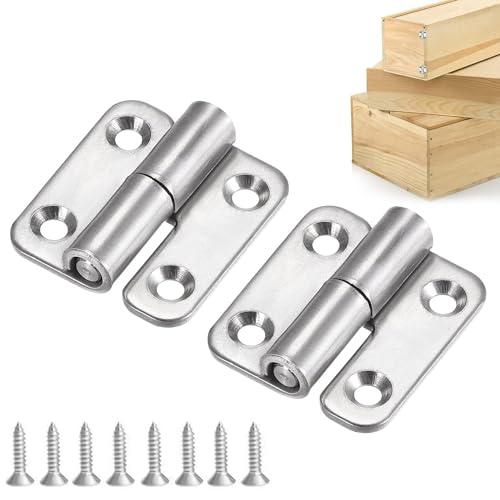 リフトオフヒンジ2個 抜き差し蝶番 昇降ヒンジ ハードウェアドアヒンジ ステンレス蝶番 左取り外し可...