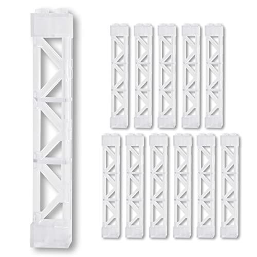 【互換品】 INIBUD 柱 クラシック ブロック パーツ 互換性 基礎板 屋根 3角柱 クリア 1...