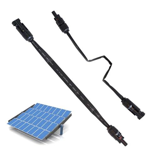 TVETE ソーラーパネル ケーブル ソーラーケーブル太陽光発電 ソーラー延長ケーブ ル 2枚入り ...