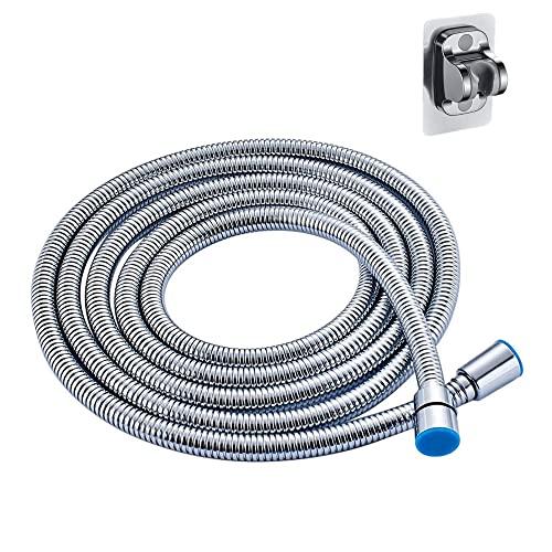 2Mシャワーホース G1/2 ステンレス鋼密度強化バージョン防爆非高温 ステンレス製 360度回転 ...