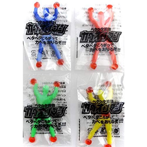 大石天狗堂 まとめ買い オオイシ ペタペタ カベオリマン 50個 ミニシール付き