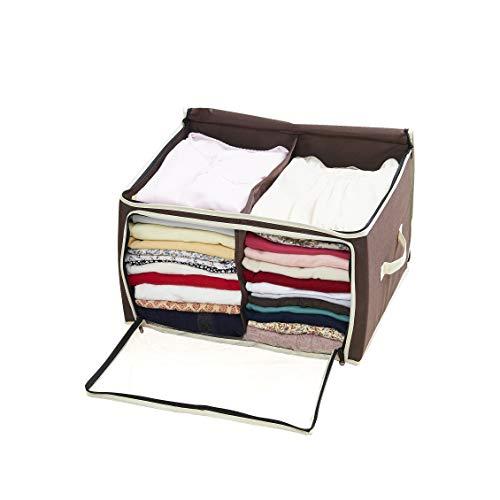 アイメディア 衣類収納袋 収納ケース 小タイプ 衣類用 炭消臭 衣類収納 収納ボックス 収納袋 不織...