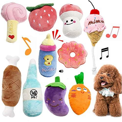 NUOMIZI 犬おもちゃ 犬噛むおもちゃ 音の出るおも 音が鳴る ちゃ ペット用品 ぬいぐるみ 運...