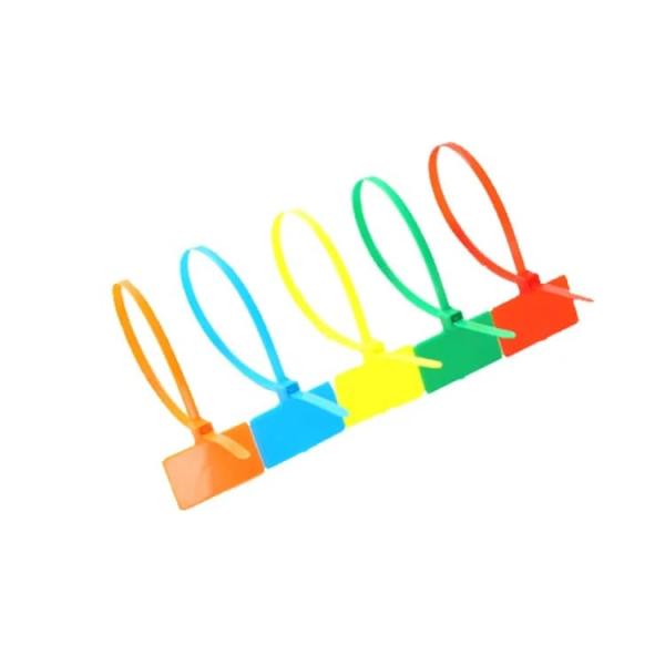 Roost ケーブルタグ ネームタグ 結束バンド タイラップ 5色 100本各色20本セット