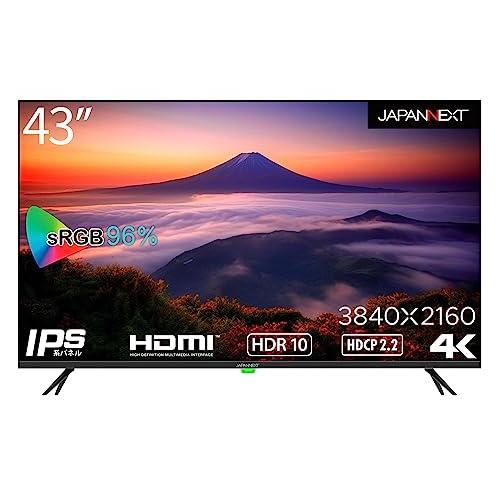 JAPANNEXT 43インチ 大型4K3840x2160液晶ディスプレイ JN-IPS4302TU...