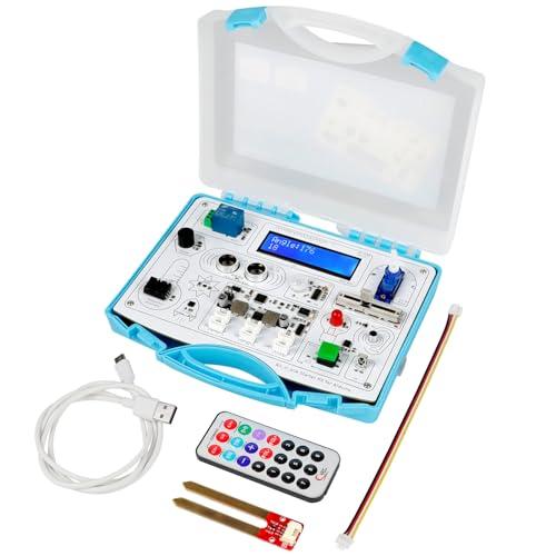 ELECROW オールインワンスターター共通ボードキット Arduinoプロジェクト、15センサーモ...