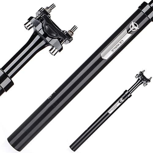 GEWAGE 自転車 シートポスト サスペンション付き 直径30.9mm 長さ400mm アルミ製 ...