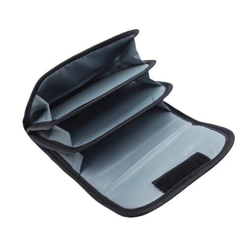 KKLM フィルターケース 82mm対応 カメラ用フィルターケース 防水防塵機能付き 3ポケット収納...