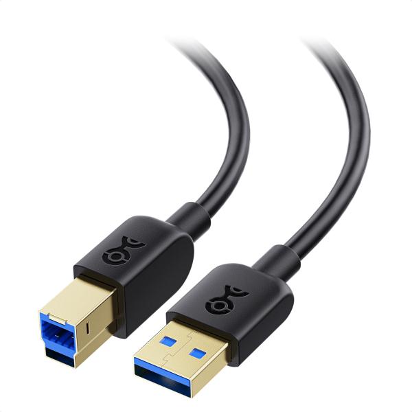 Cable Matters USB 3.0 ケーブル 3m USB 3.0 A B ケーブル ブラッ...