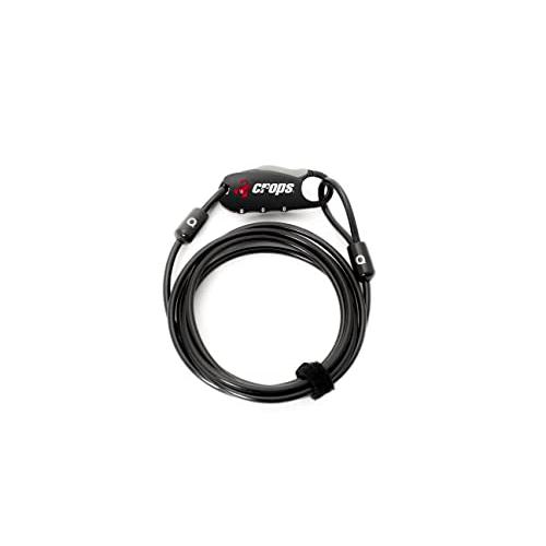 クロップスcrops ロングケーブルロック | 4mm×1800mm 3桁ダイヤル CP-SPD07...