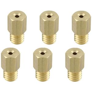 ポッシュ バイク用品 メインジェット 6オーバーサイズメインジェットセット ミクニ 六角大 VM20/26/TV26/フラット24