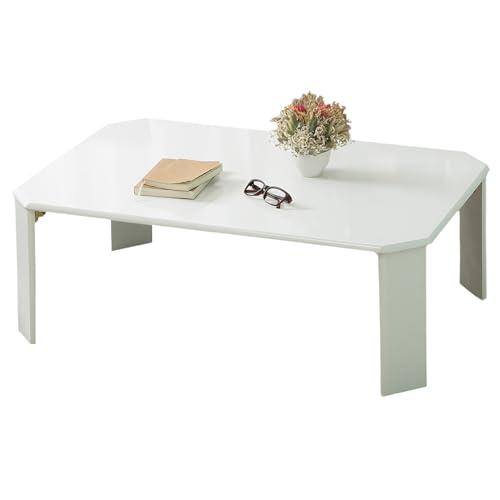 不二貿易 ローテーブル 折りたたみテーブル 幅90×奥行60×高さ32cm ホワイト UV塗装 お手...