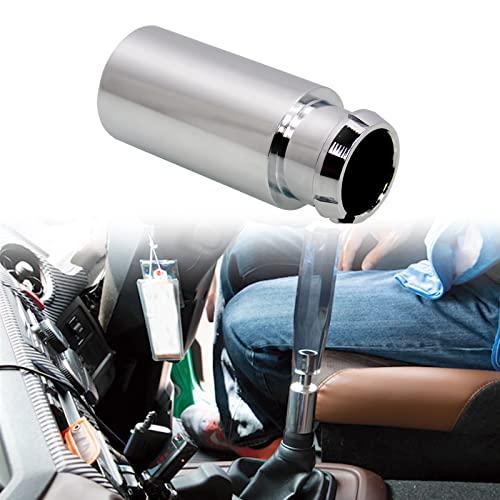 Jeyaic シフトブーツストッパー アルミ製 クロームメッキ仕上げ 80mm×35mmФ 日野 プ...