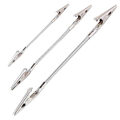 Refoiner ダブルヘッドメモスタンド 卓上 ワニ口クリップ ピクチャークリップ金属 メモクリッ...