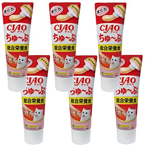 CIAO チャオ ちゅ~ぶ 総合栄養食 まぐろ 80g 6個セット